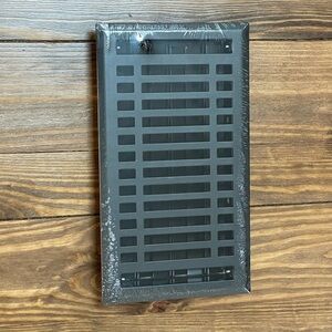Floor register 6”x12” - black steel